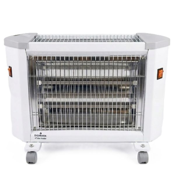 Digimark 4 Bar Quartz Heater | Energy Saving Portable Electric Heater Digimark 4 Bar Quartz Heater - Energy Saving Electric Bar Heater